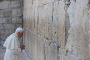 Pope Benedict XVI Visits Sacred Sites Of Jerusalem